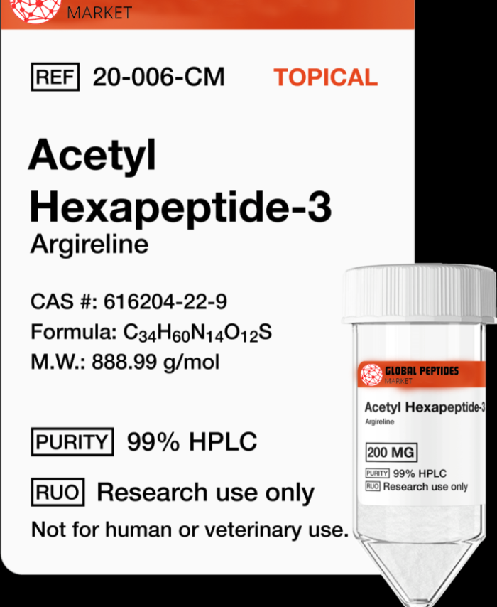 Acetyl Hexapeptide-3 (Argireline) 200mg